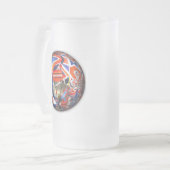 Britischer Tourismus Mattglas Bierglas (Vorderseite Links)