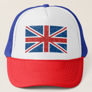 Britischer Union Jack Flag T - Shirt Truckerkappe