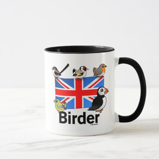 BRITISCHER Vogelbeobachter Tasse (Rechts)