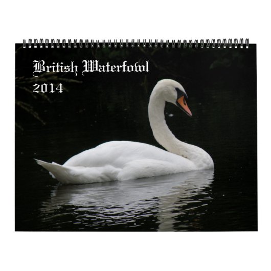 Britischer Wasservogel-Kalender 2014 Kalender (Titelbild)