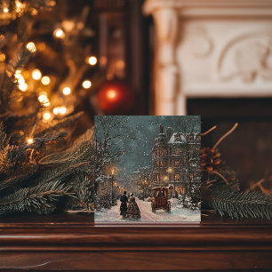 Britischer Winterlicher Vintage Weihnachten