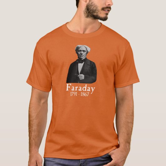 Britischer Wissenschaftler Michael Faraday T-Shirt (Vorderseite)