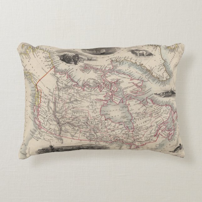 Britisches Amerika 2 Dekokissen (Vorderseite)