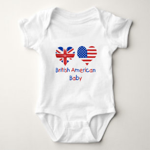 Britisches amerikanisches Baby Baby Strampler