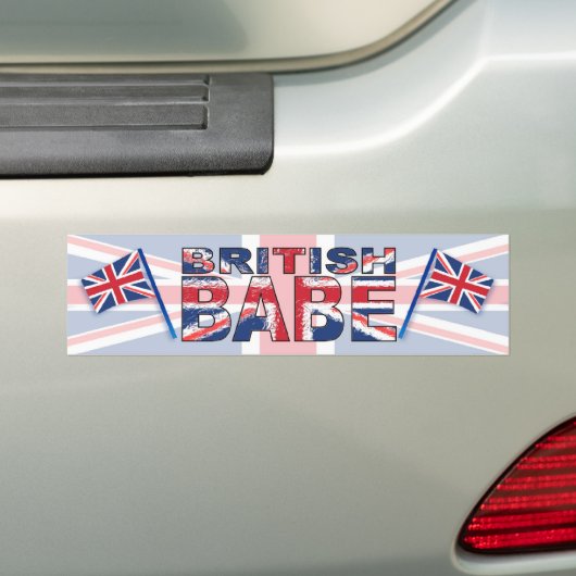 Britisches Baby Autoaufkleber (Auf Auto)