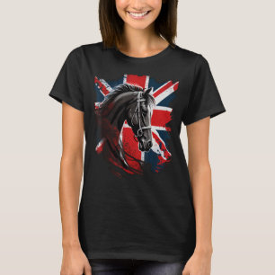 Britisches britisches Pferd auf Großbritannien T-Shirt
