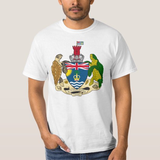 Britisches der Ozean-Gebiets-Wappen IO T-Shirt (Vorderseite)