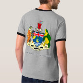 Britisches der Ozean-Gebiets-Wappen T-Shirt (Rückseite)