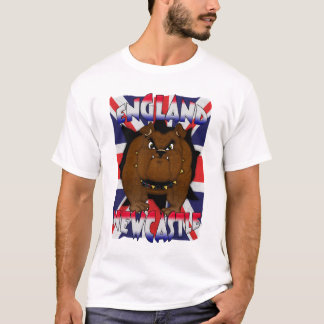 Britisches die Bulldoggen-T-Shirt Newcastle-Männer T-Shirt