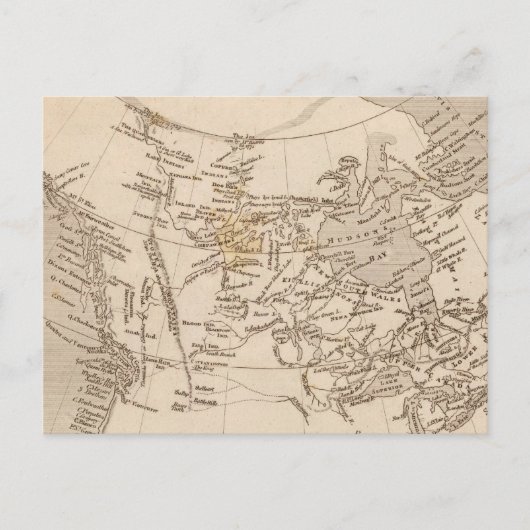 Britisches Eigentum in Amerika Postkarte (Vorderseite)