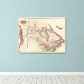 Britisches Eigentum in Nordamerika Leinwanddruck (Insitu (Holzboden))