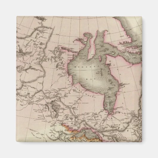 Britisches Eigentum in Nordamerika Magnet (Vorne)