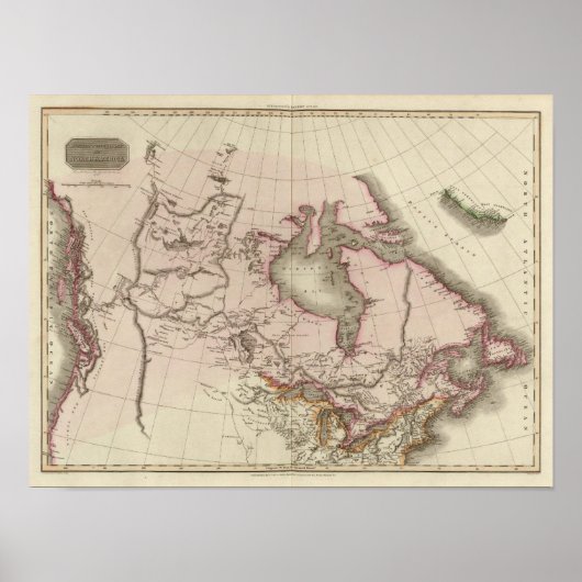 Britisches Eigentum in Nordamerika Poster (Vorne)