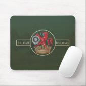 Britisches Eisenbahnen"Frettchen-und Dartboard-" Mousepad (Mit Mouse)