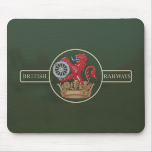 Britisches Eisenbahnen"Frettchen-und Dartboard-" Mousepad