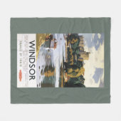 Britisches Eisenbahnen Windsor Fleecedecke (Vorderseite (Horizontal))