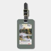 Britisches Eisenbahnen Windsor Gepäckanhänger (Vorderseite vertikal)