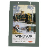 Britisches Eisenbahnen Windsor Mittlere Geschenktüte (Rückseite)