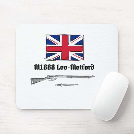 Britisches Empire P1888 Lee Metford Rifle Mousepad (Mit Mouse)