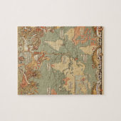 Britisches Empire Vintage Viktorianische Weltkarte Puzzle (Horizontal)