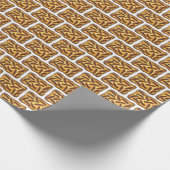 Britisches englisches Lebensmitteltoad in den Hole Geschenkpapier (Ecke)