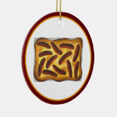 Britisches englisches Lebensmitteltoad in den Hole Keramik Ornament (Rechts)