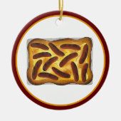 Britisches englisches Lebensmitteltoad in den Hole Keramik Ornament (Vorne)