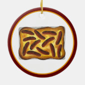 Britisches englisches Lebensmitteltoad in den Hole Keramik Ornament (Hinten)