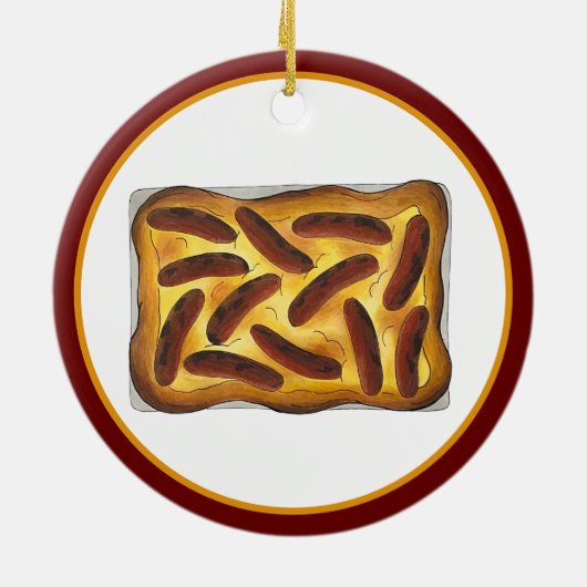 Britisches englisches Lebensmitteltoad in den Hole Keramik Ornament (Hinten)