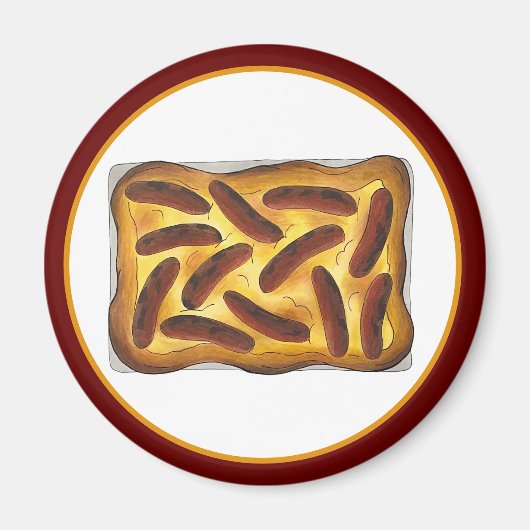 Britisches englisches Lebensmitteltoad in den Hole Magnet (Vorne)