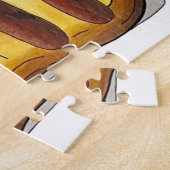 Britisches englisches Lebensmitteltoad in den Hole Puzzle (Seite)