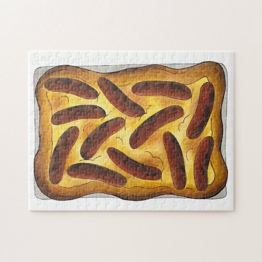 Britisches englisches Lebensmitteltoad in den Hole Puzzle (Horizontal)