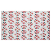 Britisches Flaggen-Lippengewebe Stoff (Fat Quarter (45,7 x 55,9 cm))