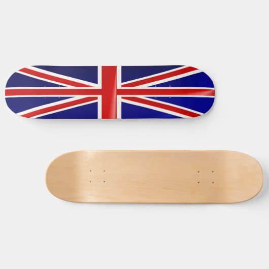 Britisches Flaggen-Skateboard Skateboard (Horizontal)