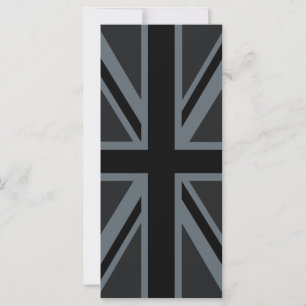 Britisches Flaggendesign für Black Union Jack - Br
