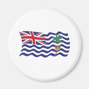 Britisches Flaggenmagnet für den Indischen Ozean Magnet