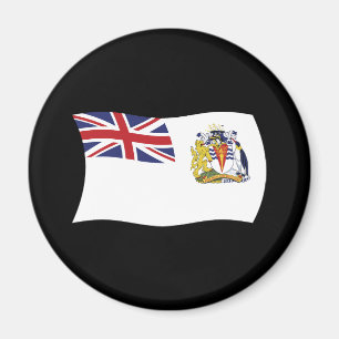 Britisches Flaggenmagnet für die Antarktis Magnet