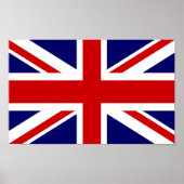 Britisches Flaggenposter | Design der Gewerkschaft Poster (Vorne)