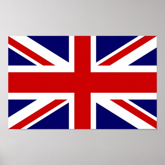Britisches Flaggenposter | Design der Gewerkschaft Poster (Vorne)