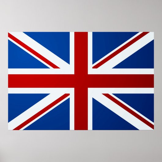 Britisches Flaggenposter Poster (Vorne)