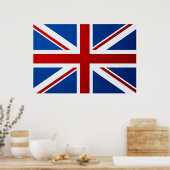 Britisches Flaggenposter Poster (Küche)