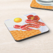 Britisches Frühstück Getränkeuntersetzer (Linke Seite)