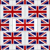 Britisches Gewebegewebe des Stoff (Kachel)