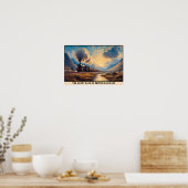 Britisches Goldenes Zeitalter der Dampfreise Poster (Küche)