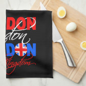 BRITISCHES Handtuch Londons (Viertel Falte)