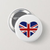 Britisches Herz Button (Vorne & Hinten)