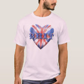 britisches Herz T-Shirt (Vorderseite)