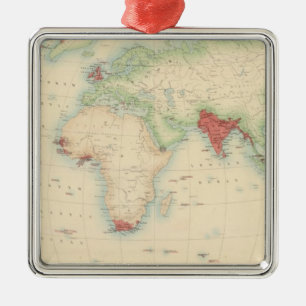 Britisches Imperium Silbernes Ornament