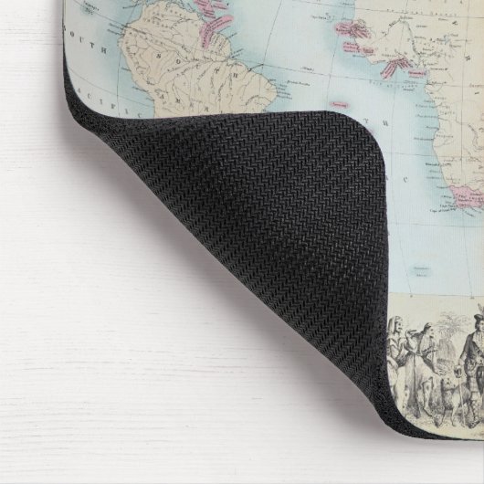 Britisches Imperium weltweit Mousepad (Ecke)