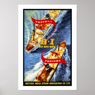 Britisches Indien ~ Beste auf beiden Wegen Poster